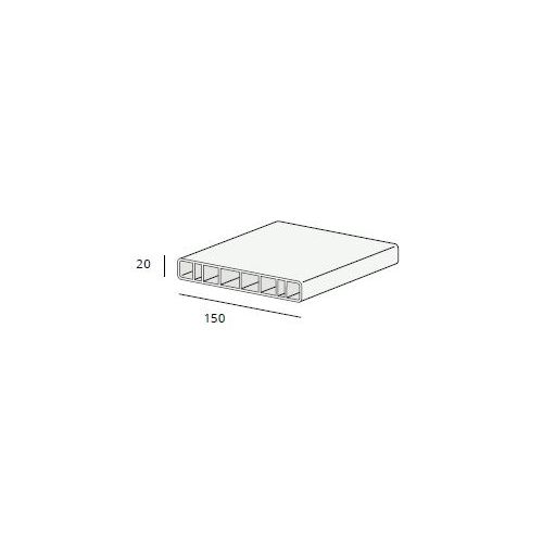 Heering Plankprofiel 150x20x1mm (7330)