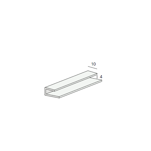 Heering Eind- en omrandingprofiel 4 mm (7621)