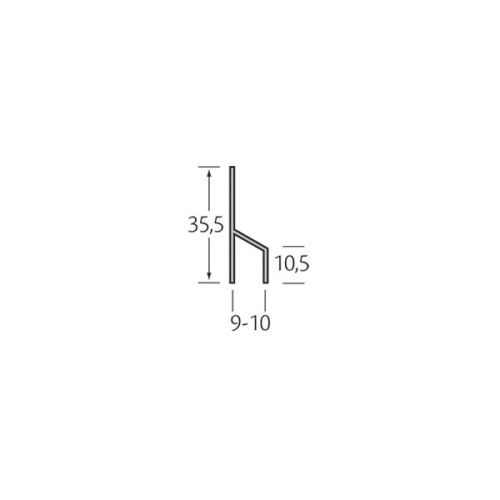 Deeplas stoelprofiel 10 mm inwendig (288)