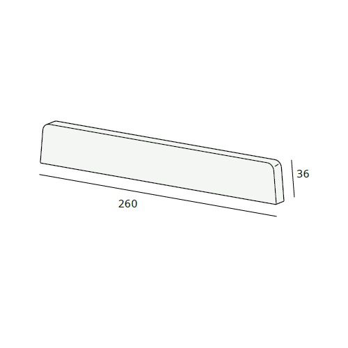 Lignodur kunststof eindkap 260 mm (7231)