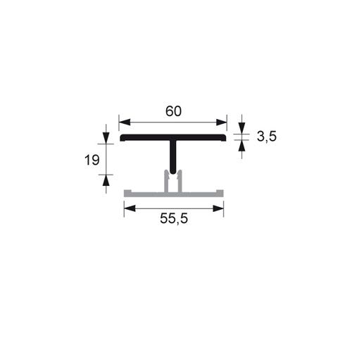 Novicell koppelprofiel 18 mm (4016)