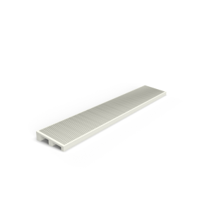 Kunststof beglazingskegje - 24x8x4 mm - Beige