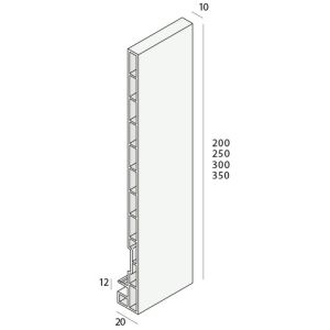 Keralit dakrandpaneel 200 mm (Keralit 2821)