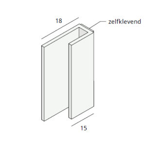 Kozijn aansluitprofiel 6 mm (7207)