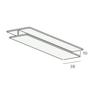 Heering overstekpaneel hulpprofiel verbindingprofiel (0508)