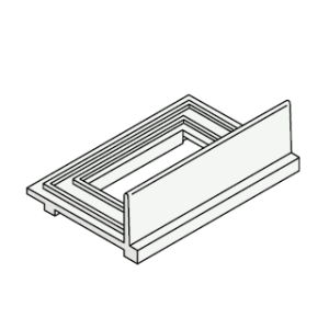 Unipanel ventilatieclip